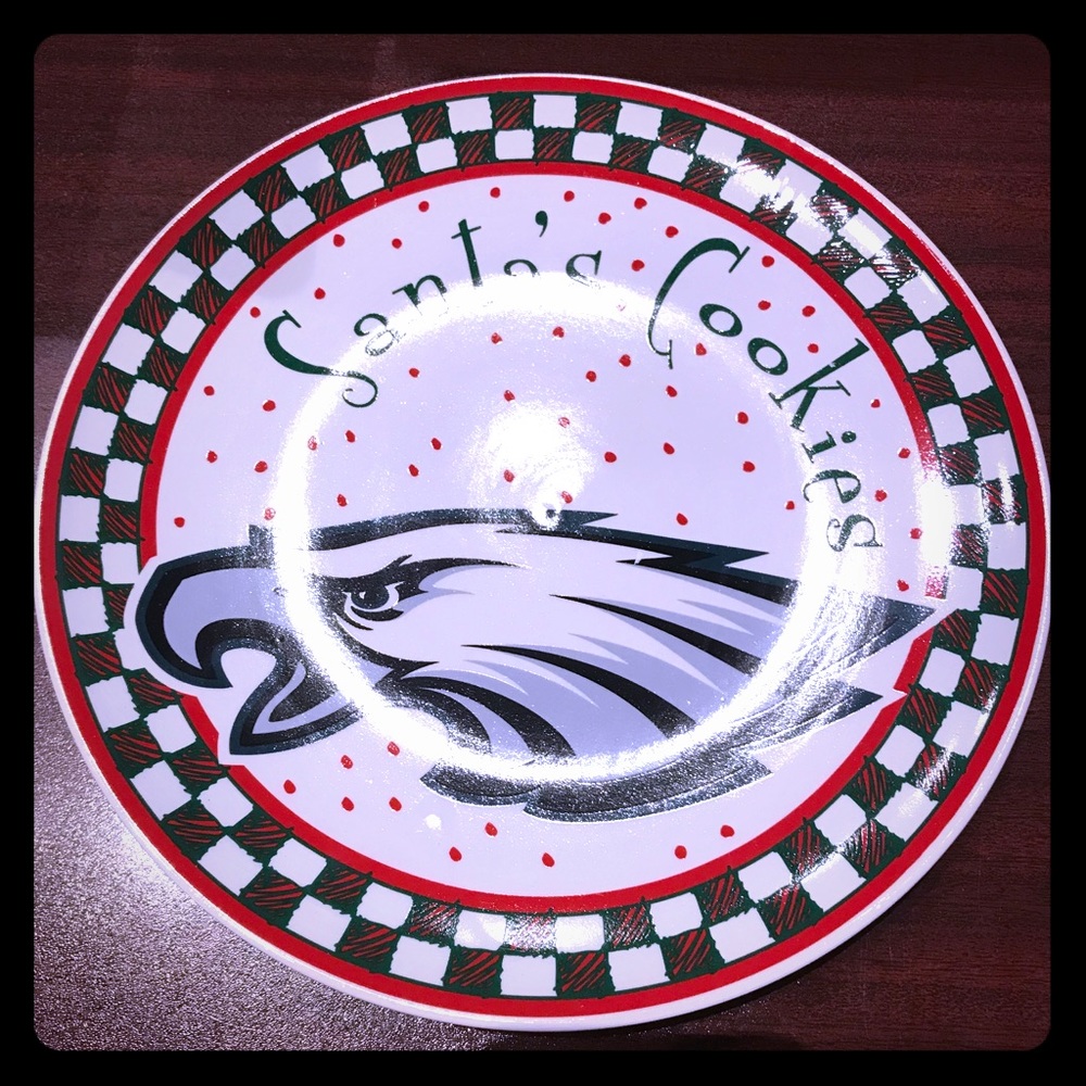 Philadelphia EAGLES Plate - NIB